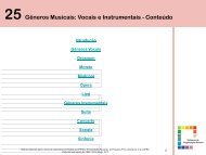 Gêneros Musicais: Vocais e Instrumentais - Prolicenmus - Ufrgs