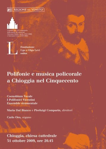 Libretto del concerto - Fondazione Ugo e Olga Levi onlus