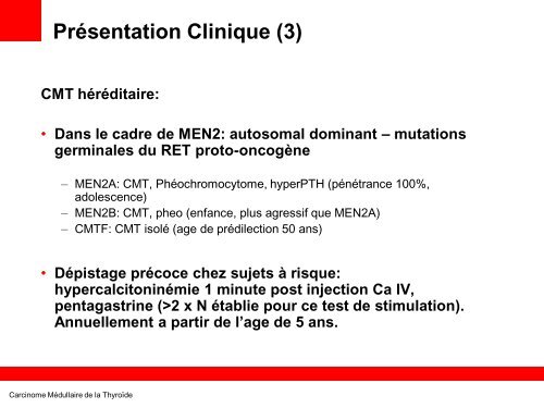 Tumeur thyroidienne - epathologies