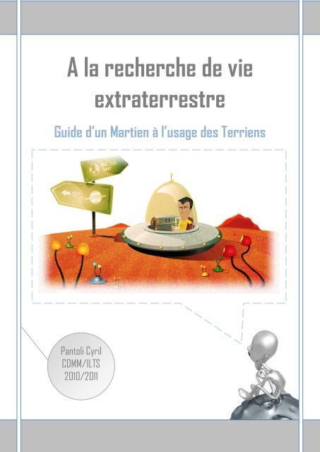 A la recherche de vie extraterrestre - Portfolio Cyril Pantoli