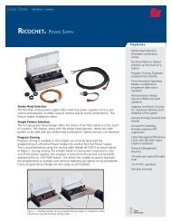 RICOCHET® POWER SUPPLY - Federal Signal