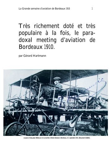 La Grande semaine d'aviation de Bordeaux 1910