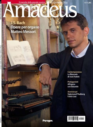 Cover and interview of the Italian magazine ... - Messori, Matteo