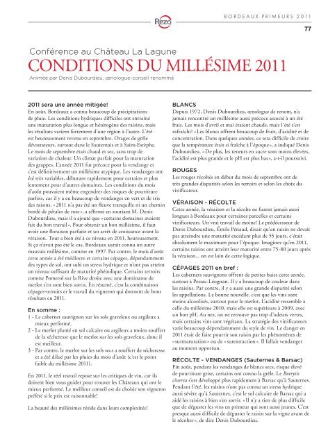 Consultez la version complète au format pdf - Rezo