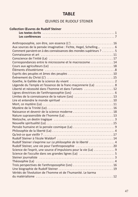 Télécharger notre catalogue (pdf 14 Mb) - Editions Novalis