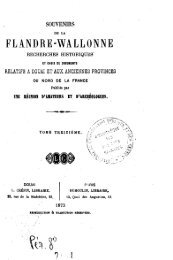 souvenirs de la flandre-wallonne recherches historiques ...