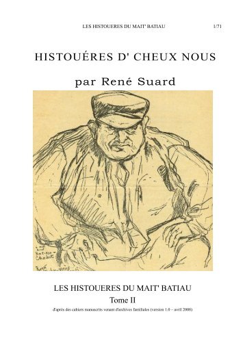 Télécharger Les Histouéres du Mait' Batiau par René Suard au ...