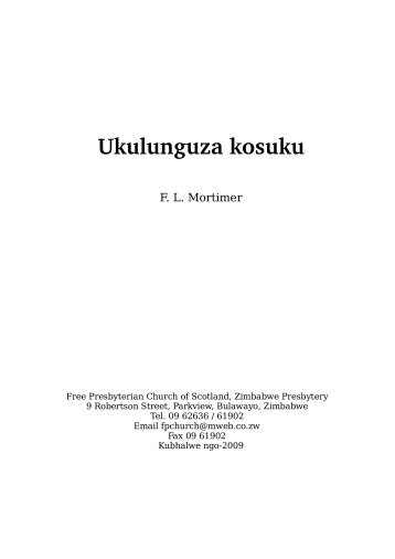 Ukulunguza kosuku - Bible Consultants