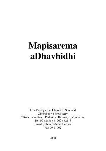 Mapisarema aDhavhidhi - Bible Consultants