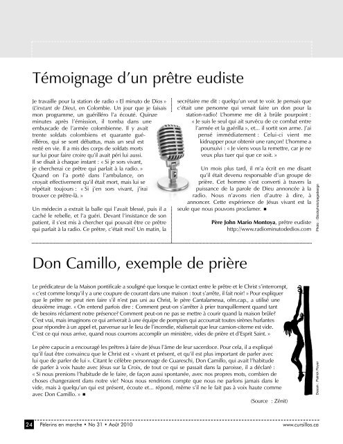 PEM no 31:SDFessaiAn3.qxd.qxd - Mouvement des Cursillos ...