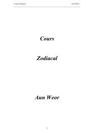 Cours Zodiacal Aun Weor - Gnose de Samael Aun Weor