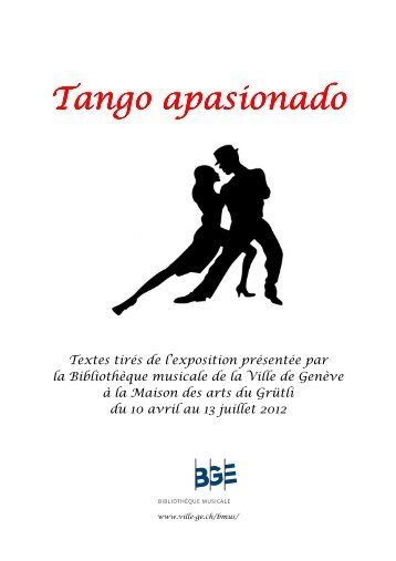 Tango apasionado_textes - Ville de Genève