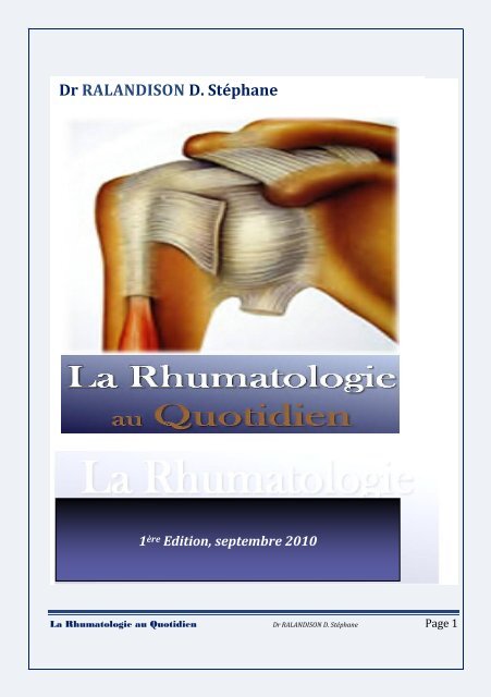 La Rhumatologie Au Quotidien Pdf La Rhumatologie Au Quotidien Pdf