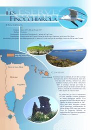 ILES FINOCCHIAROLA - Réserves Naturelles de France