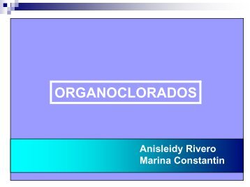toxicocinética de los insecticidas organoclorados