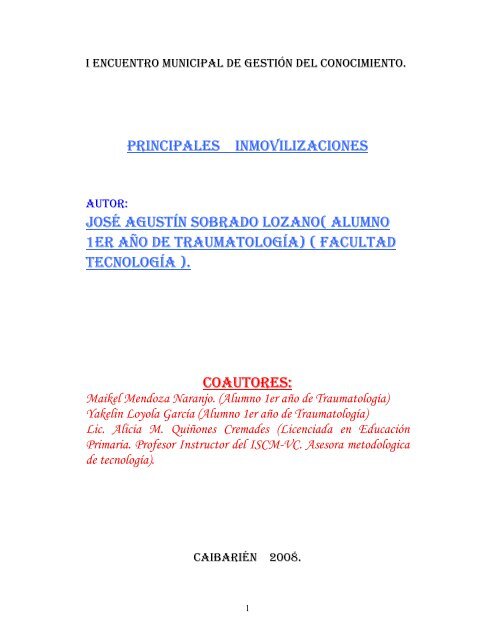 principales inmovilizaciones josé agustín sobrado lozano( alumno ...