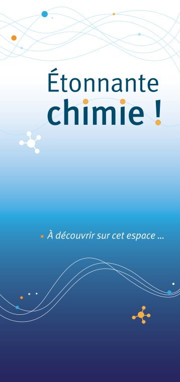 Le grand livre Étonnante chimie 1er cycle - Palais de la découverte