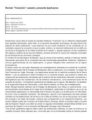 Revista “Transición”: pasado y presente tepehuanos - El Colegio de ...