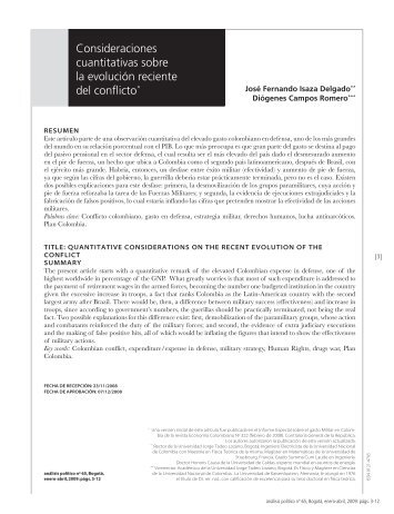 Consideraciones cuantitativas sobre la evolución ... - Biblioteca Hegoa