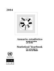 Anuario estadístico de América Latina y el ... - Biblioteca Hegoa