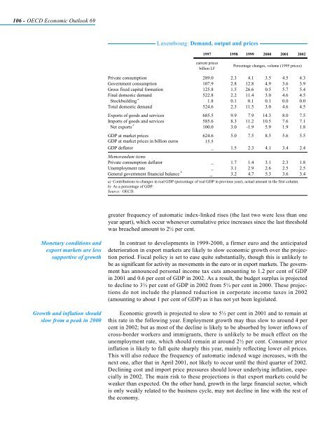 OECD Economic Outlook 69 - Biblioteca Hegoa