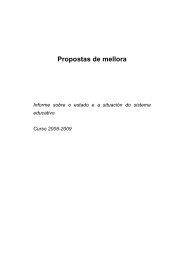 Propostas de mellora - Ministerio de Educacin