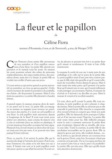 La fleur et le papillon