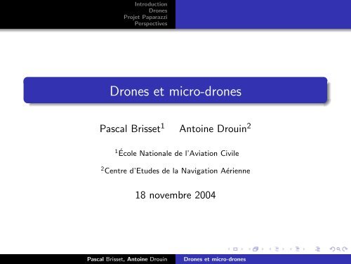 Drones et micro-drones - Unmanned Aircraft & Drones