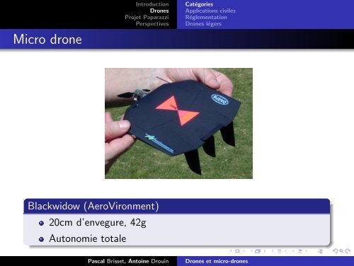 Drones et micro-drones - Unmanned Aircraft & Drones