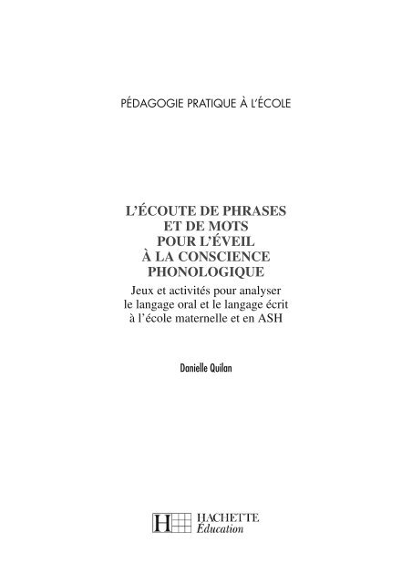 Lécoute De Phrases Et De Mots Pour Léveil à La Conscience - 
