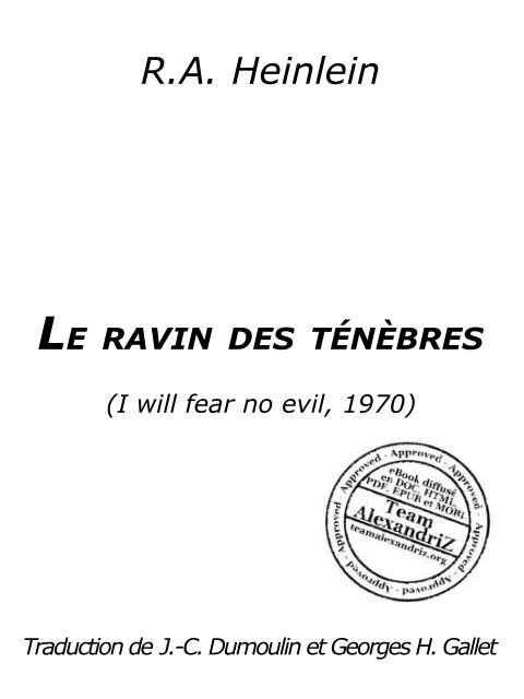 Le ravin des tenebre..