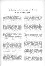 Evoluzione della psicologia del lavoro e dell ... - Sapienza