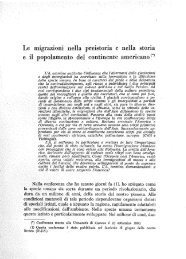 Le migrazioni nella preistoria e nella storia e il popolamento del ...