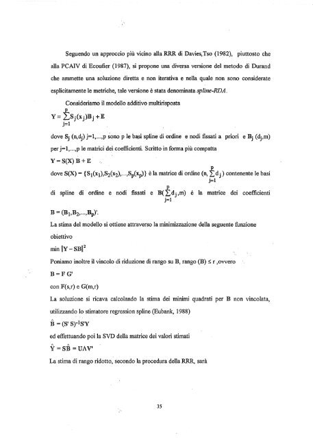 Dipartimento di Statistica, Probabilità e Statistiche ... - Sapienza