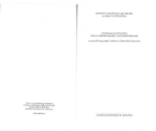 I sondaggi politici in Italia tra arretratezza e diffidenza