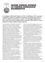 Il sondaggio deliberativo