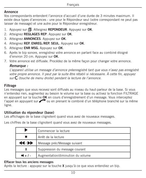 Manual Doro Formula 6/8r - FRTélécharger