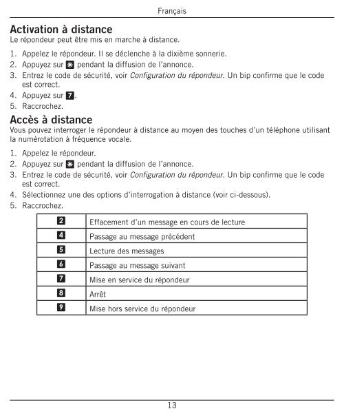 Manual Doro Formula 6/8r - FRTélécharger