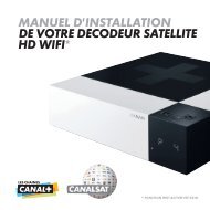 manuel d'installation de votre décodeur satellite hd wifi