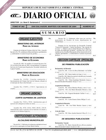 diario ofi cial - Biblioteca UTEC