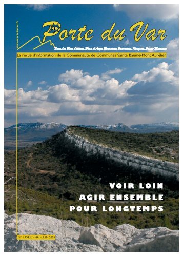 Bulletin n°01 - Communauté de communes Sainte-Baume Mont ...