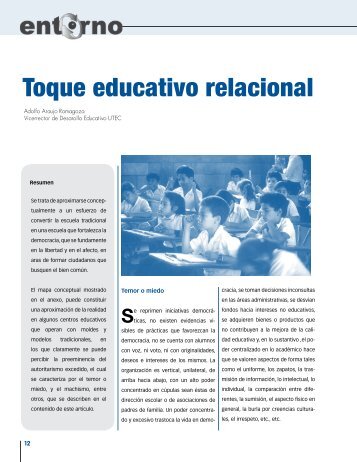 Toque educativo relacional - Biblioteca UTEC