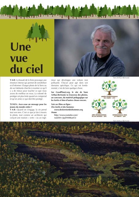 Les forêts et les arbres - UNEP