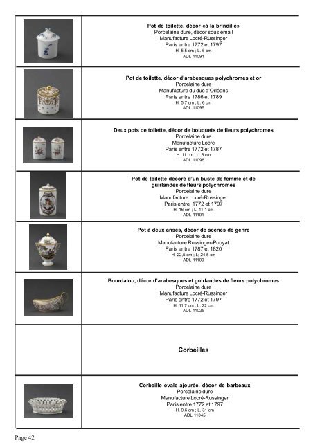 Catalogue de l'exposition - Musée national Adrien Dubouché