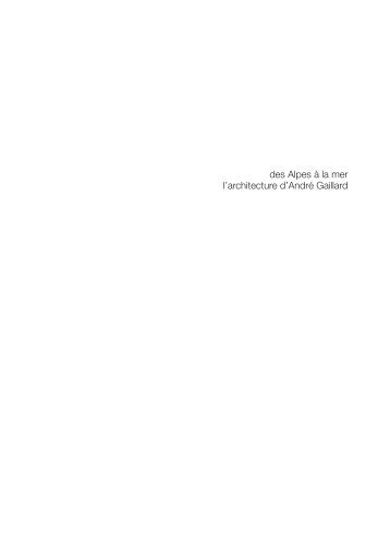 andre_gaillard (pdf, 5 MiB) - Infoscience - EPFL