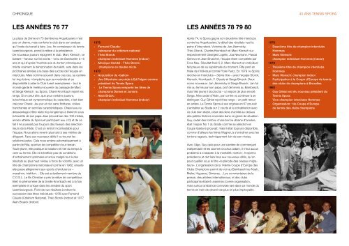 La banque d'un monde qui change - Tennis Spora