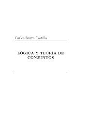 Carlos Ivorra Castillo L´OGICA Y TEOR´IA DE ... - Biblioteca UTEC