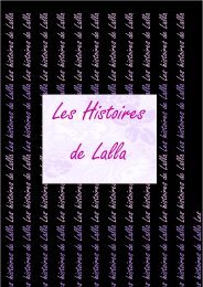 Les histoires de Lalla Les histoires de Lalla Les ... - le blog de lalla