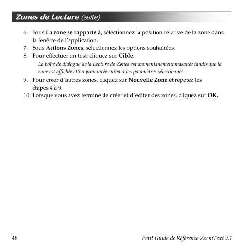 Activer ZoomText - Ai Squared