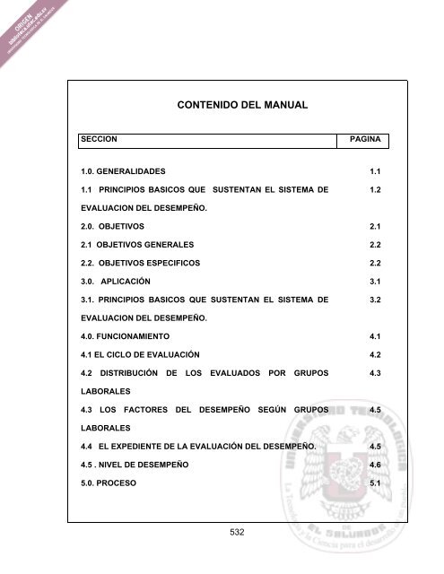 5. MANUAL DE EVALUACION DEL DESEMPEÑO - Biblioteca UTEC